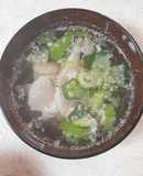 簡単★長ネギと薄切り肉のスープ