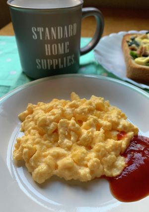 電子レンジで簡単♪スクランブルエッグ-レシピのメイン写真