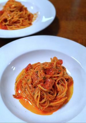 サルサトラパネーゼのパスタ-レシピのメイン写真