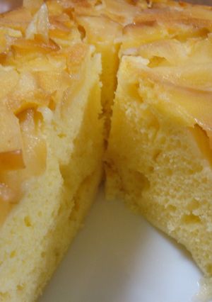 炊飯器で簡単★りんごのケーキ-レシピのメイン写真