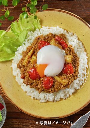 包丁不要・レンジで簡単！キーマカレー-レシピのメイン写真
