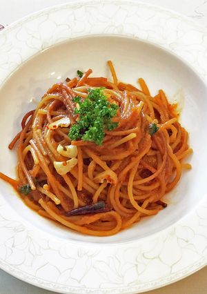 暗殺者のスパゲッティ-レシピのメイン写真