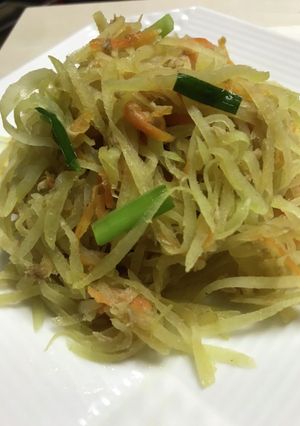 パパイヤ炒め(久高家)-レシピのメイン写真