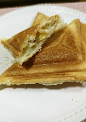 残りグラタンdeアルモンデホットサンド-レシピのメイン写真