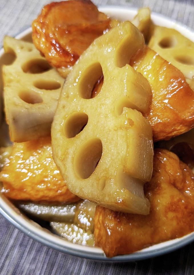 蓮根とさつま揚げの炒め煮-レシピのメイン写真