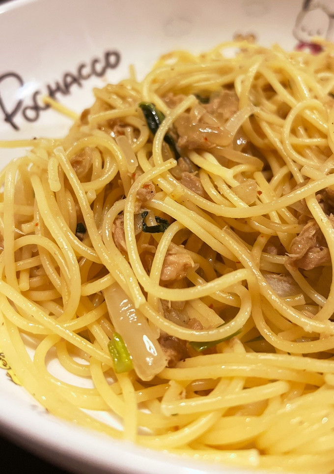 【1歳】ツナとほうれん草の和風パスタ-レシピのメイン写真