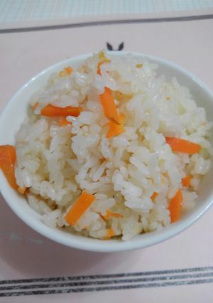 美味しい人参ごはん-レシピのメイン写真