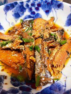 超簡単!サンマの蒲焼きのセリ和え-レシピのメイン写真
