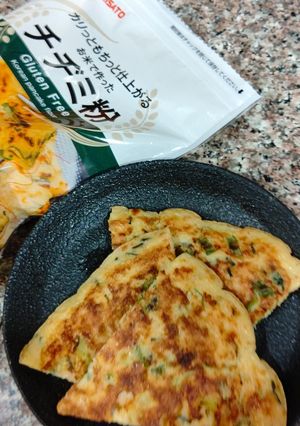 ネギ明太子チヂミ-レシピのメイン写真