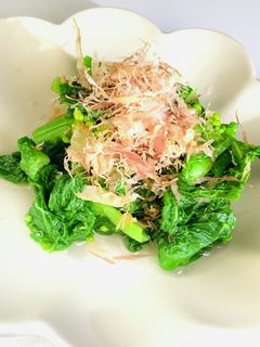 雛祭りに菜の花のお浸し-レシピのメイン写真