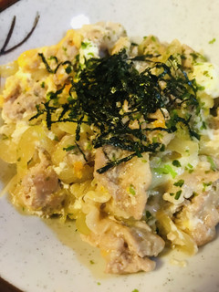 材料3つ●あまから豚玉子丼-レシピのメイン写真