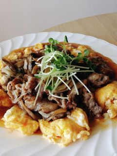 牛肉と卵オイスター濃厚あんかけ★簡単中華-レシピのメイン写真