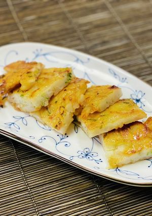 米粉で☆長芋と梅の和風チヂミ-レシピのメイン写真