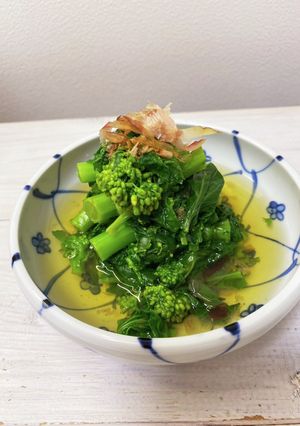 簡単で美味！旬を楽しむ　菜の花のおひたし-レシピのメイン写真