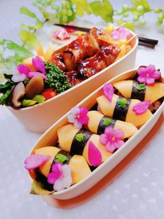 女子学生のお弁当(2023.2.28)-レシピのメイン写真