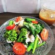 茹でて切るだけ!菜の花と豚しゃぶサラダ