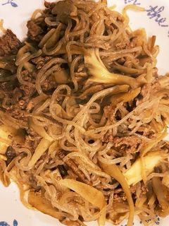 肉牛蒡炒め-レシピのメイン写真