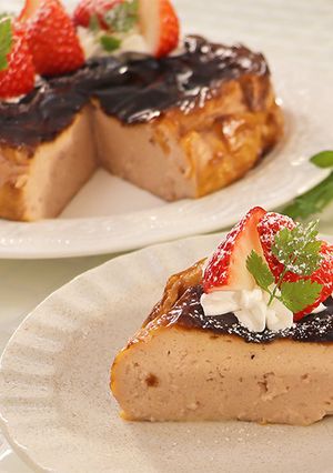 ［糖質制限］いちごのバスクチーズケーキ-レシピのメイン写真
