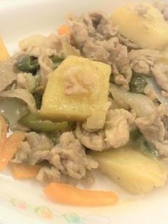 【保育所給食】豚肉と野菜のカレー炒め-レシピのメイン写真