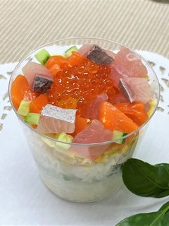シークワーサー酢飯でちらし寿司♪-レシピのメイン写真