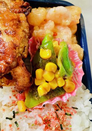 コーン&ピーマンのオーロラソース炒め-レシピのメイン写真