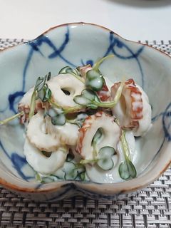 ちくわとかいわれ菜のマヨわさび和え-レシピのメイン写真