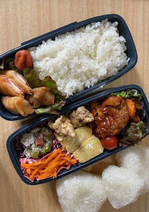 頑張れ息子弁当37-レシピのメイン写真