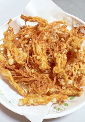 少ない油でえのきの塩唐揚げ-レシピのメイン写真