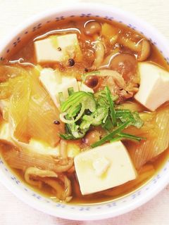 簡単!和食豆腐と長ねぎ しめじのみぞれ煮-レシピのメイン写真