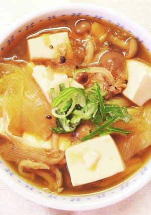 簡単！和食豆腐と長ねぎ しめじのみぞれ煮-レシピのメイン写真