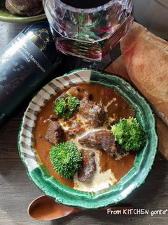 ワインで肉が柔らか✨鹿肉のワイン煮込み-レシピのメイン写真