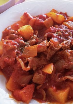 豚肉のトマト煮込み-レシピのメイン写真