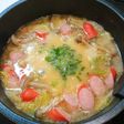 簡単!激ウマ!ウインナー白菜味噌チーズ鍋