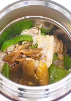豚こまザーサイ炒め丼-レシピのメイン写真