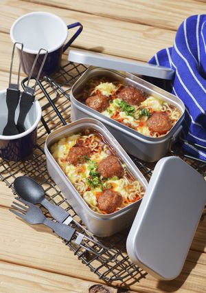 ごろごろ肉だんごの黒酢サンラータンメン風-レシピのメイン写真