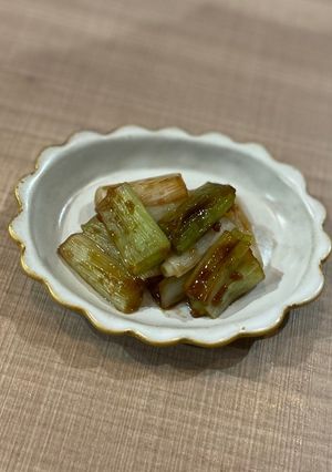 簡単 常備菜 ！やきとり味 の 長ねぎ-レシピのメイン写真