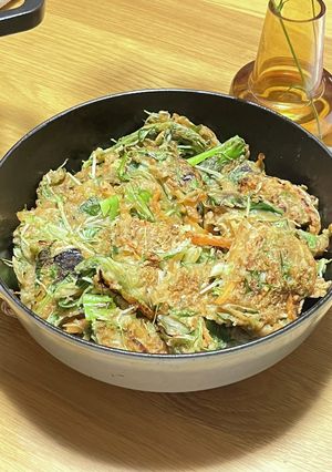 きな粉入り米粉のチヂミ-レシピのメイン写真