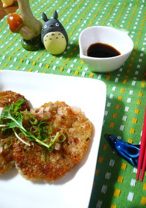 れんこんと長いものスリスリ焼き～☆-レシピのメイン写真