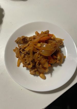 時短ポークビーンズ-レシピのメイン写真