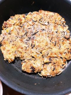 ひじきと納豆の和チヂミ❤-レシピのメイン写真