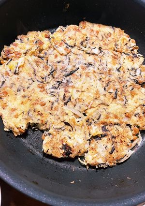 ひじきと納豆の和チヂミ❤-レシピのメイン写真