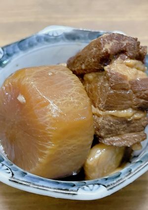【備忘録】豚角煮だいこん　圧力鍋-レシピのメイン写真
