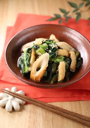 5分!冷凍小松菜の煮びたし-レシピのメイン写真