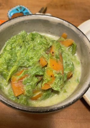 【旅先料理】あおさの豆乳スープ-レシピのメイン写真