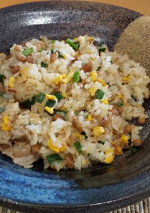【美人レシピ】納豆チャーハン-レシピのメイン写真