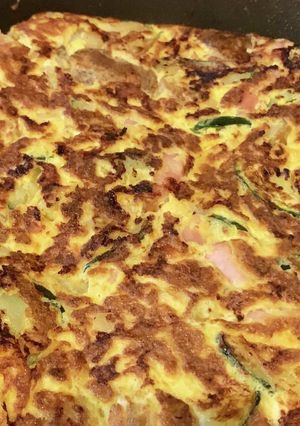 揚げポテトでスペインオムレツ♪♪-レシピのメイン写真