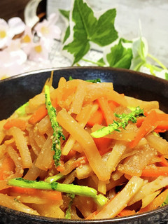 皮まで食べるよ♪大根きんぴら-レシピのメイン写真