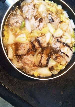 塩昆布。肉団子スープ-レシピのメイン写真
