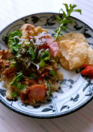 米粉で和チヂミ　もちっカリ-レシピのメイン写真