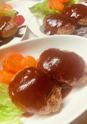 バンバーグ-レシピのメイン写真